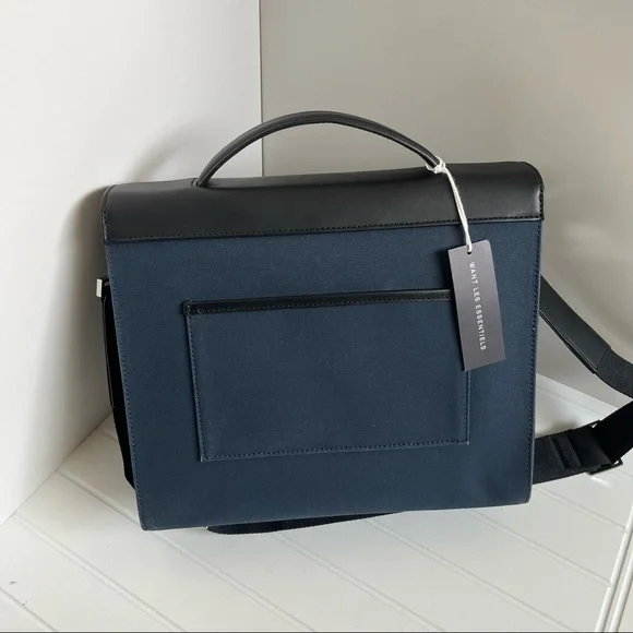 Want Les Essentiels Leather Canvas Durham Utility Messenger - Picture 7 of 7